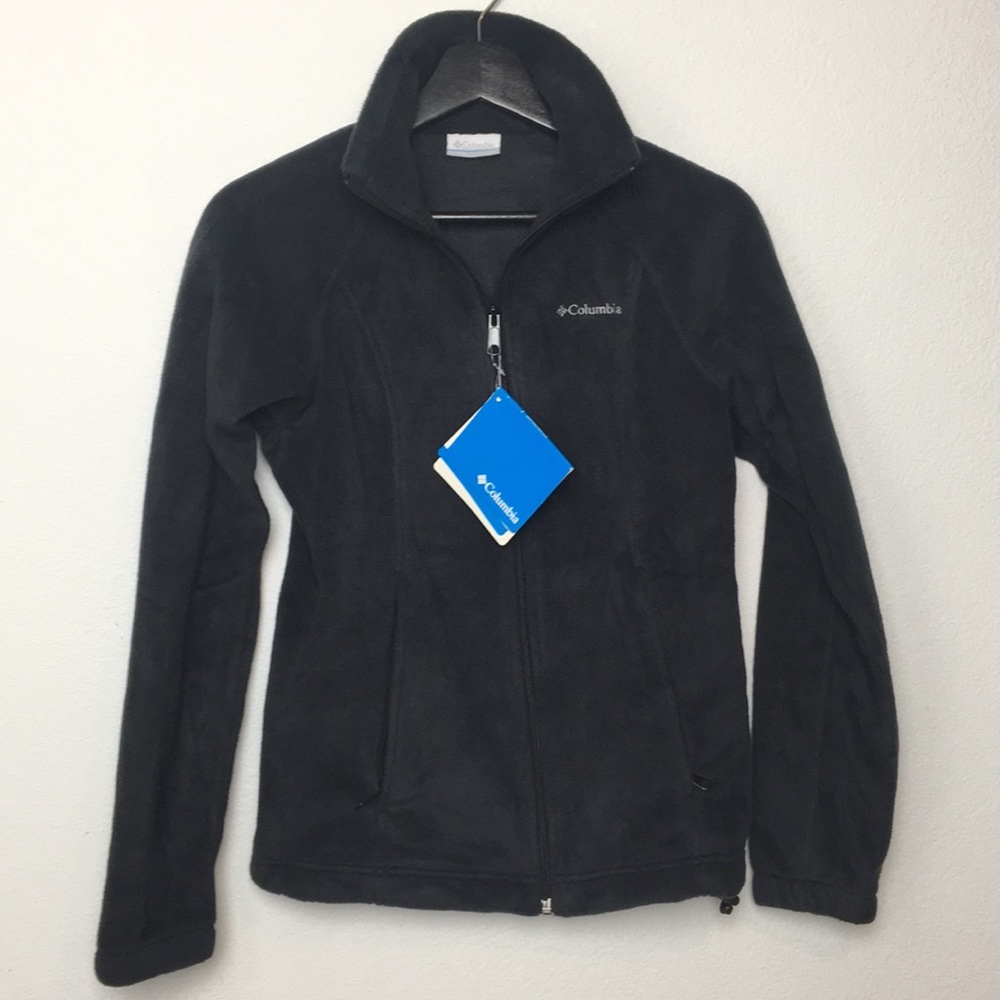 New Colombia black fleece jacket